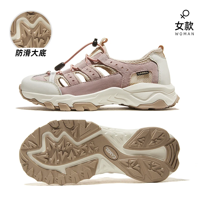 GOLDEN CAMEL Outdoor Hiking Shoes Breathable Mesh Sandals Water Non-slip Wear-resistant Sport Ladies Shoes for Women 2023 Summer