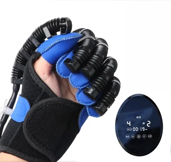 Electric five-finger flexion and extension hand rehabilitation robot for the elderly household training equipment gloves