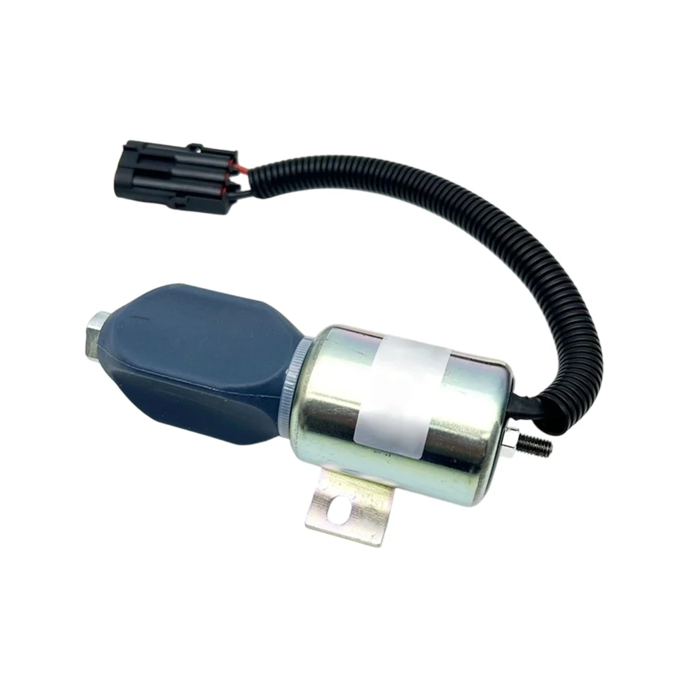 1pc 24V Flame Shutdown Solenoid Valve 332J5060 Fuel Shut Off Solenoid Valve Replacement For JCB Mini Excavators And Tractors