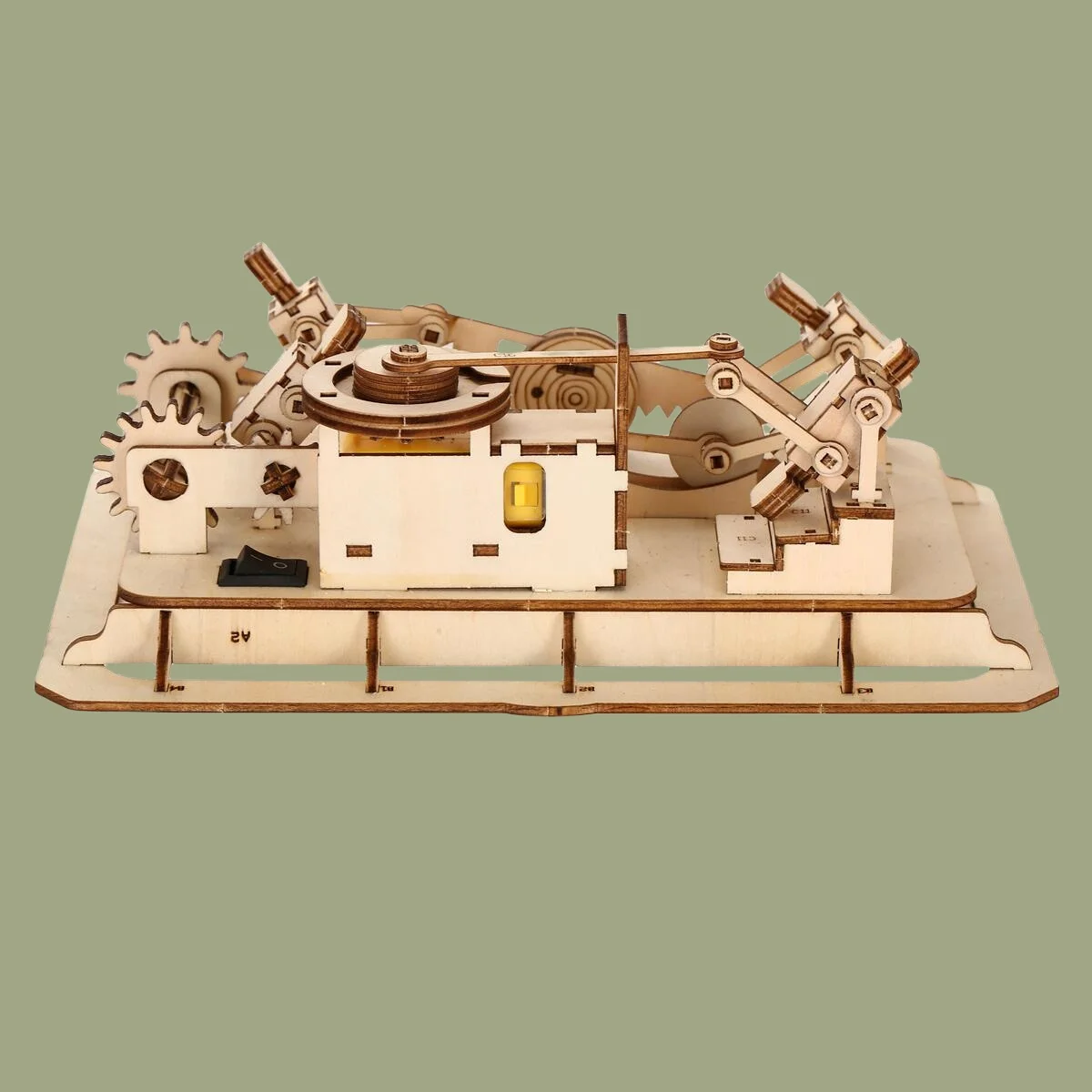 3D Wooden Jigsaw Airship Model Kit For Adult Model Building Kit Brain Sharp Turn For Adult Building Handmade Craft Machinery