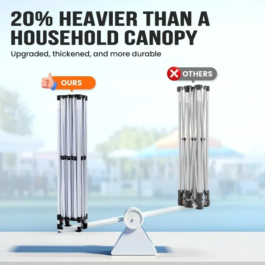 eavy Duty Pop up Canopy Tent with Wheeled Bag