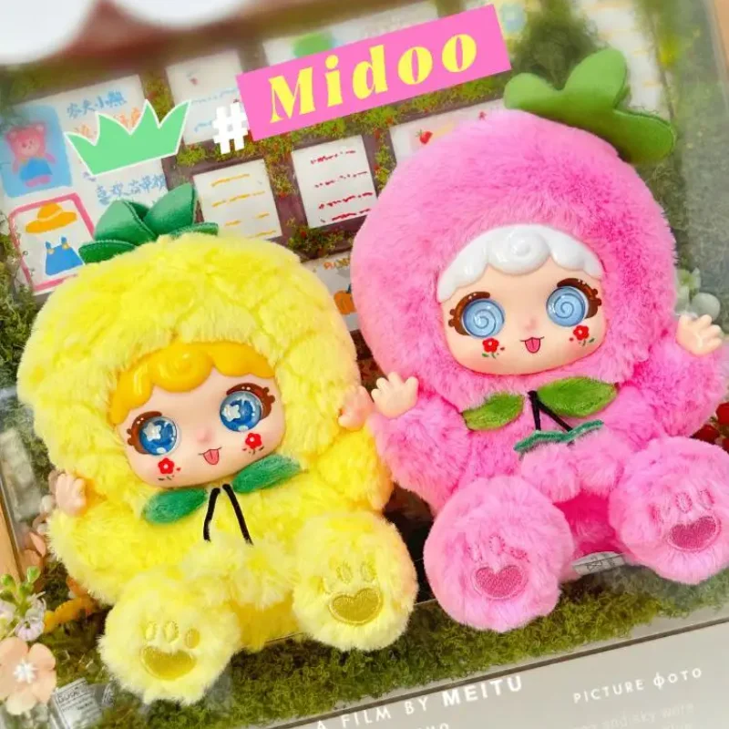 

Midoo Fruit Baby Having Fun Series, плюшевая слепая коробка, милый брелок для ключей, сумка, подвеска, аниме-фигурка, игрушки, загадочная коробка, коллекционные подарки