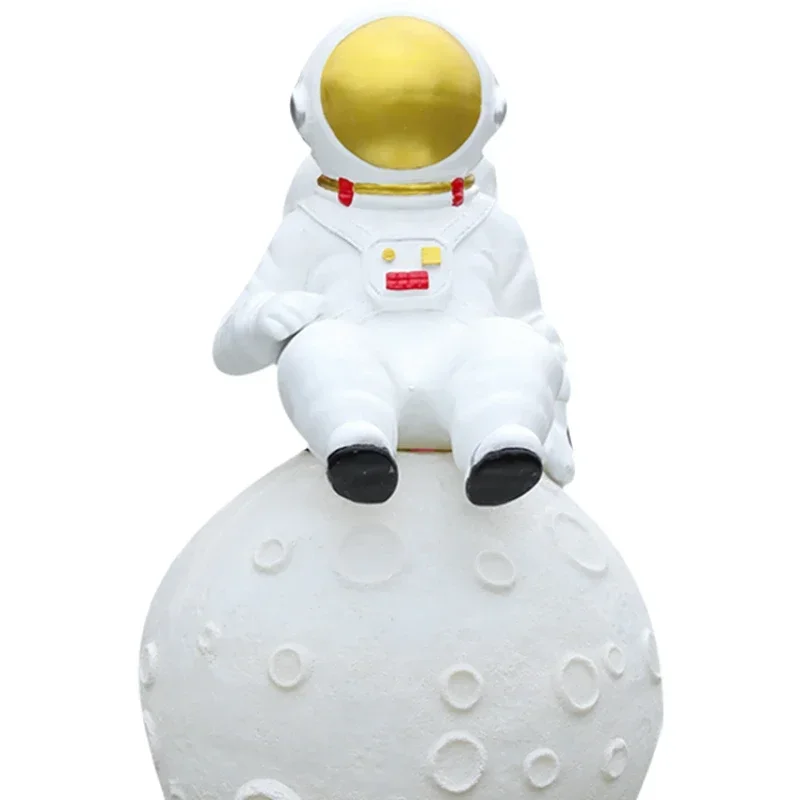 Customized Astronaut Big Decorations Shopping Mall Fiberglass Spaceman Floor Sculpture