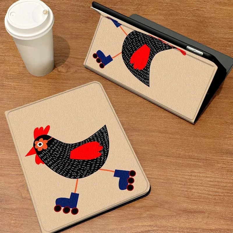 

Chicken Abstract Illustration For Samsung Galaxy Tab A7 A9 A11 S6 A11 A8 S11 Lite Plus 10.4 10.5 10.1 Inch Tablet Case