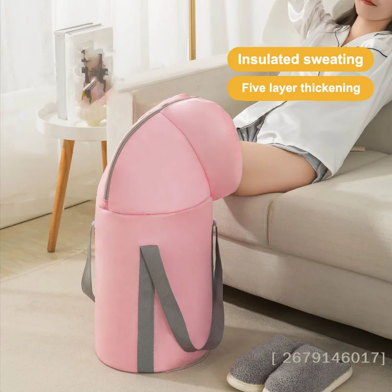【YY26】Travel Folding Foot Bucket Portable Thickened Aluminum Foil Foot Bag Water Bucket Multifunctional Foot Wash Bucket
