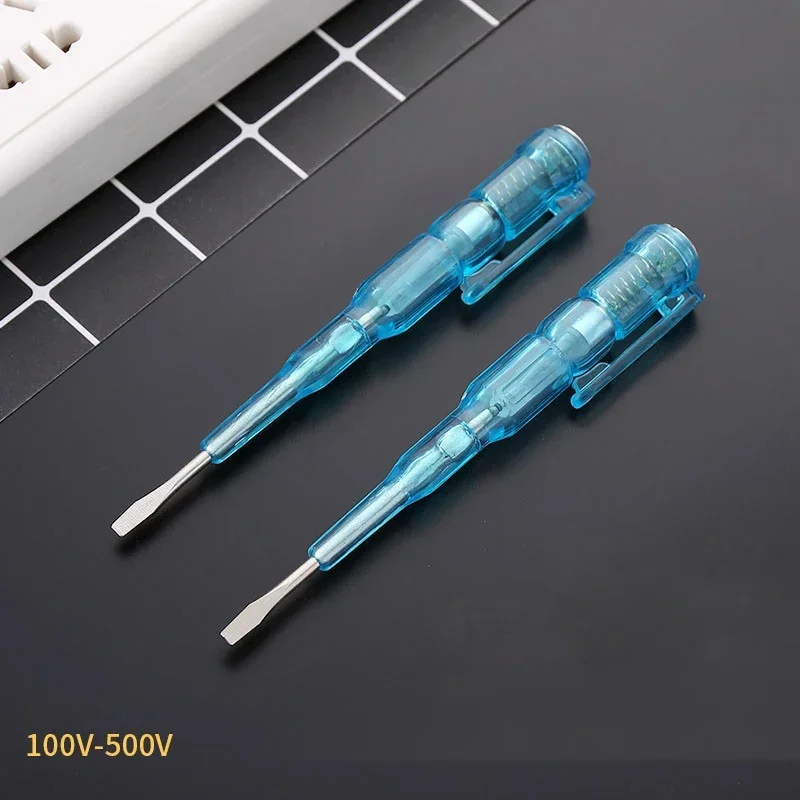 100-500V Voltage Detector Electroprobe Electric Alert Tester Volt Test Pen Plastic Handle Screwdriver Home Electricity Tools view 2
