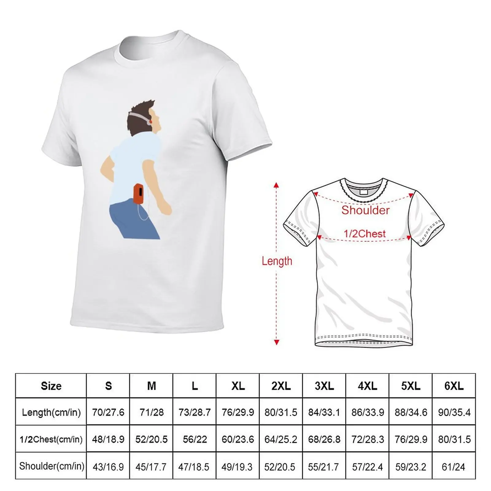 Footloose// Illustration poster T-Shirt t shirt man designer t shirts for man cotton T-Shirt
