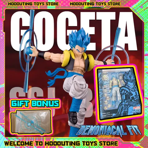 Figurka Demoniacal Fit Gogeta Dragon Ball SHF Hero Waltz Ultimate Dance Gogeta Figurka Kolekcjonerska Model Zabawka Prezent