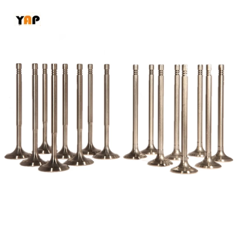 Intake valves Exhaust valves FOR VW Beetle Golf Polo Touran Passat A1 A2 1.4L 1.6L L4 16V 036109601S 036109611K 1999-2008