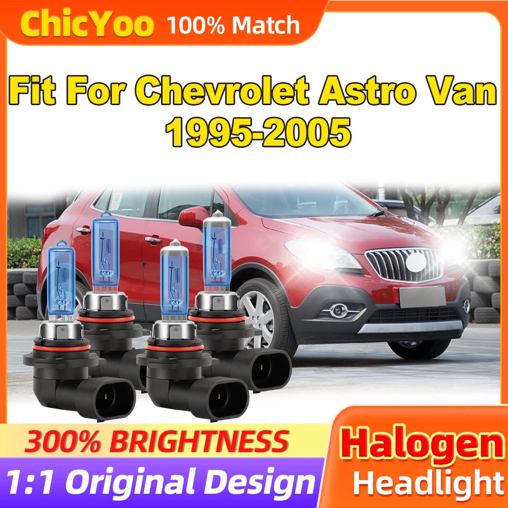 

Fit For Chevrolet Astro Van 1995-2001 2002 2003 2004 2005 200W Halogen Lights 24000LM Car Headlights 6500K 12V Plug And Play