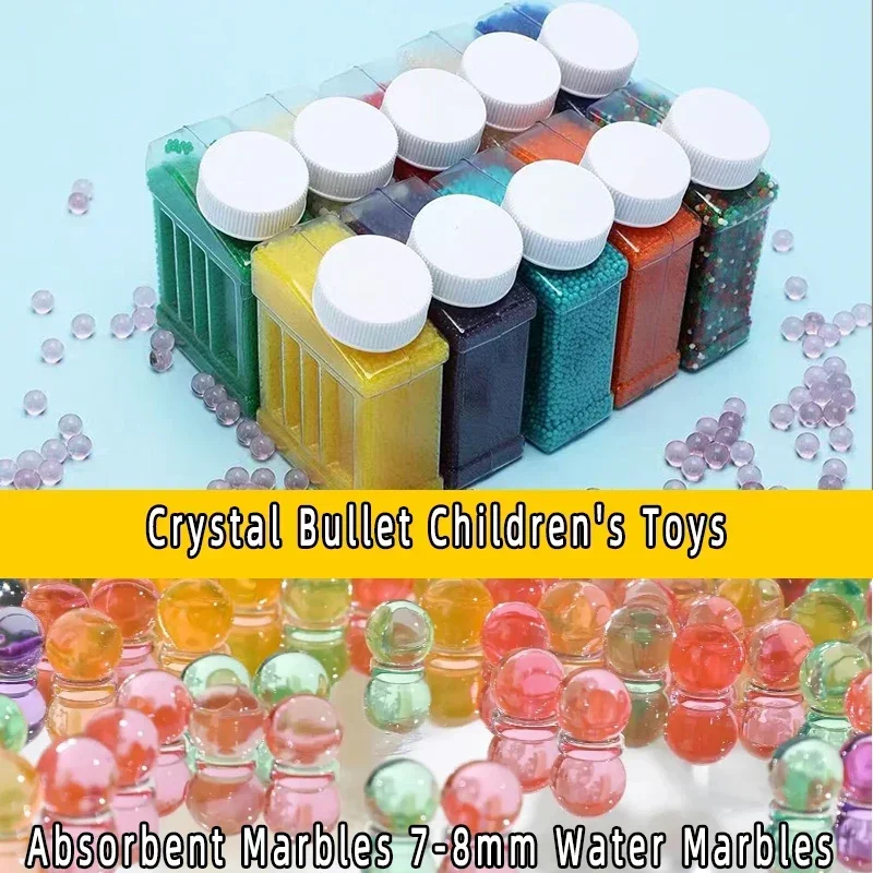 SOT50000PCS كرات الرخام المائية الرصاص الاطفال المياه الكريستال الطين رصاصة لعب الأطفال لعبة كرات المياه اكسسوارات