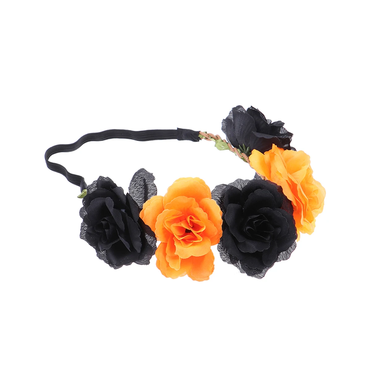 

1pc Elastic Floral Headband Party Hair Accessories Women Headpiece Halloween Carnival Hair Hoop Scarf Hat Fastener Headband For
