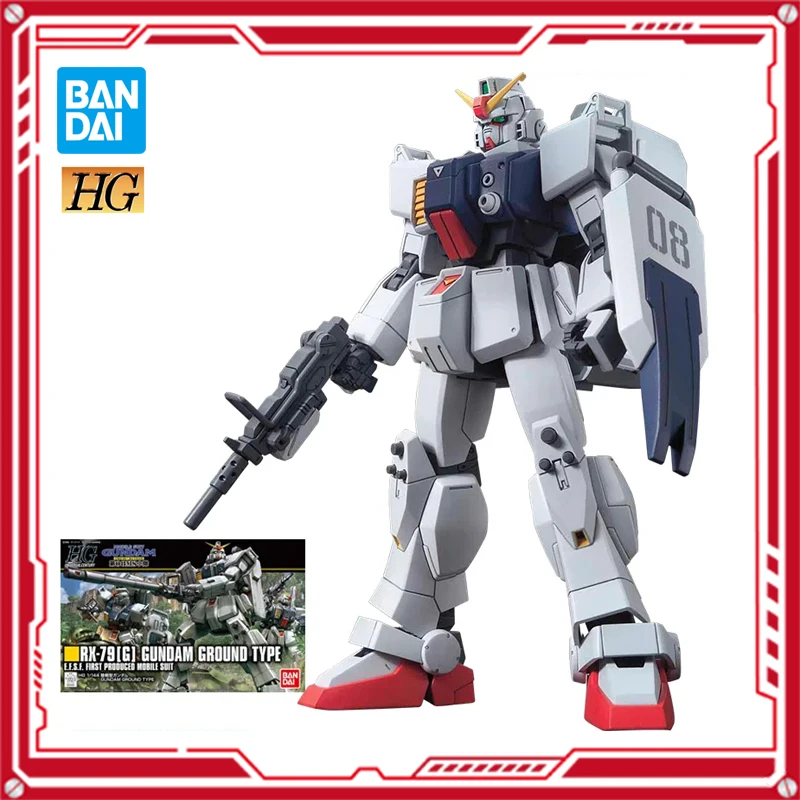 

In Stock Bandai Hg 1/144 Rx-79[G] Gundam Ground Type The 08Th Ms Team Original Anime Figure Model Toys Action Figures Collection