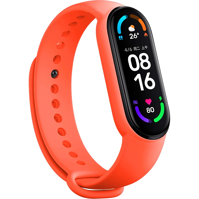 Watch Strap For Xiaomi Mi Band 7 Bracelet Smartwatch Silicone Wrist For Xiaomi Mi Band 4 5 6 7 NFC Correa Mi Band 6 5 4 3 Strap
