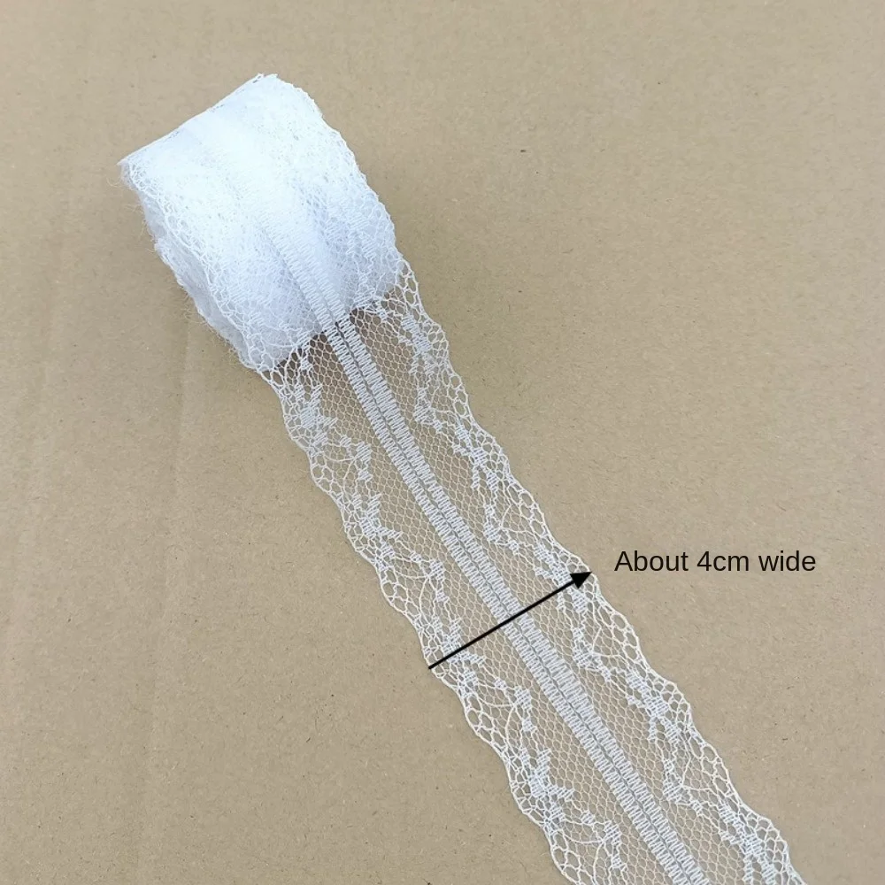 New White Lace Packing Material Embroidered DIY DIY Garment Accessories Lace Sewing Ribbon