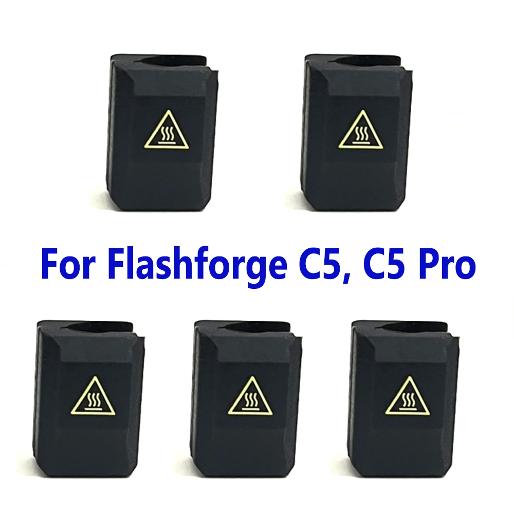 for Flashforge Creator 5 Silicone Socks Hotend Accessories Heat Insulation Protector Cover Case for Flashforge C5 Silicon Sleeve