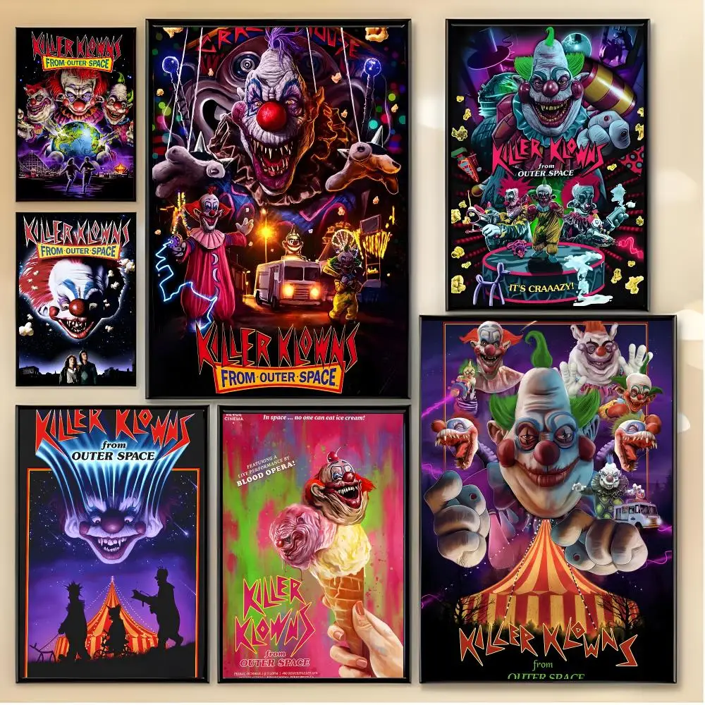 Bizarre Movie K-Killer Klowns from Outer Space Poster Unique Home Decoration Ideas & Stylish Interior Art
