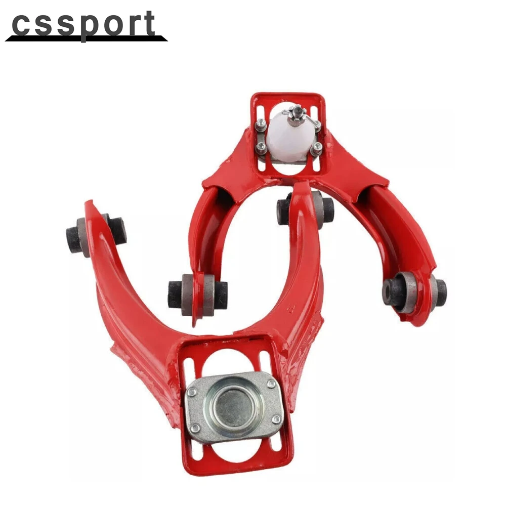For 96-00 Honda Civic EJ EK Front JDM Adjustable A-Arms Control Camber Kit Red