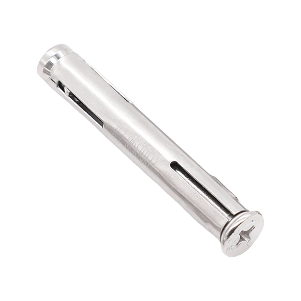 Flat Cross Head Expansion Anchor Screw 304 Stainless Steel M6 Countersunk Build in Expansion Bolts for Concrete Wall Mounting