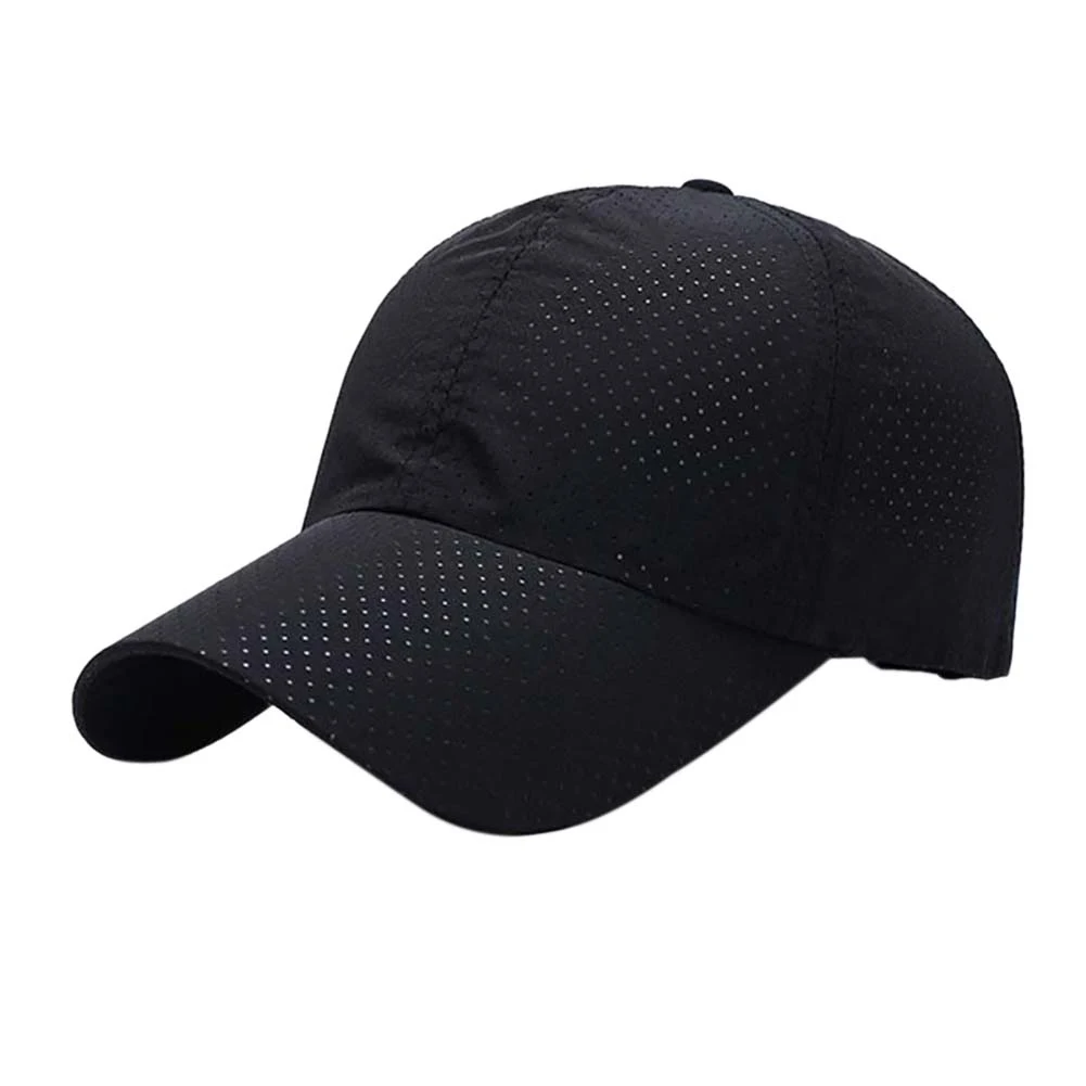 Thin Mesh Quick-dry Baseball Cap Men WomenSummer Solid Hats Outdoor Adjustable portable Sun Hat Running Hiking