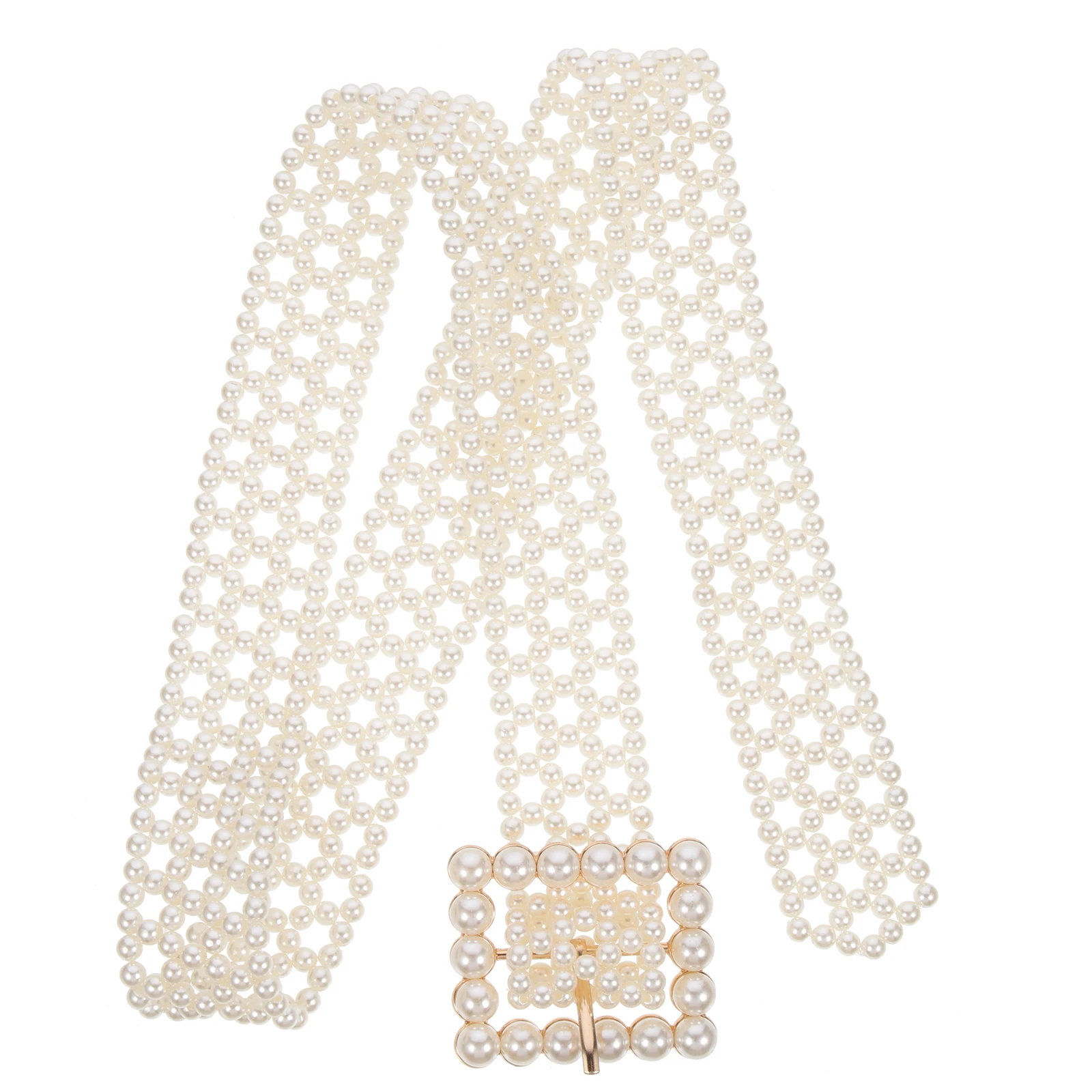 

1pc Elegant Pearl Waist Belt For Women Fashion Dress Decorative Waistband Chic Belt Stylish Daily Party Use Perfect Gift For Her