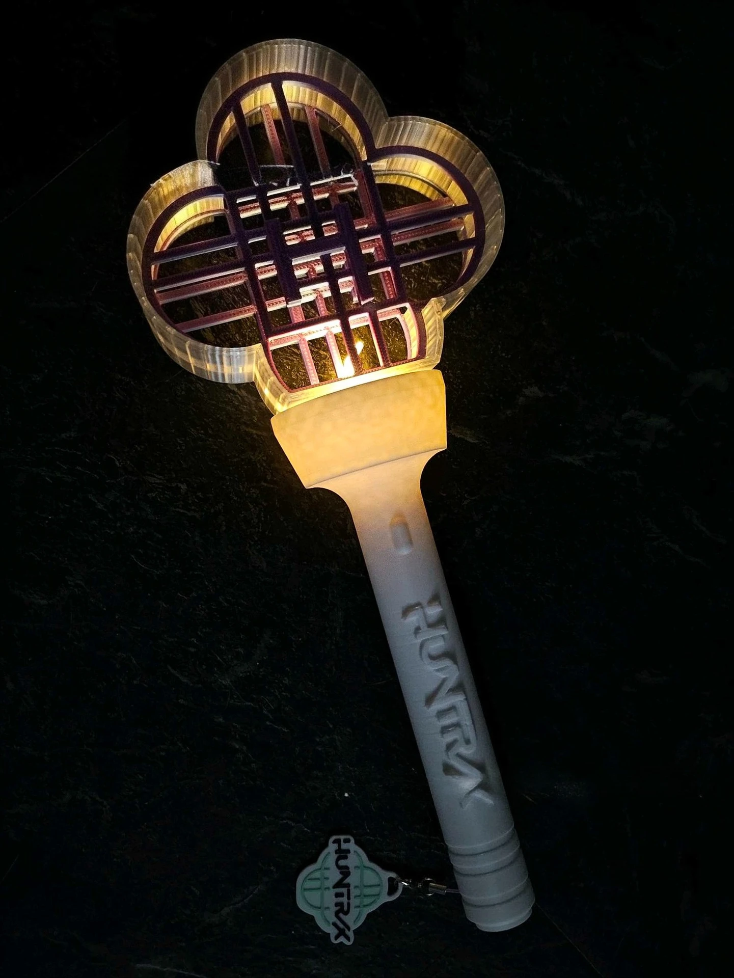 KPop شيطان هنتر ضوء عصا تأثيري الحفل يهتف عصا أضواء ملونة دعم عصا مجموعة هالوين الدعائم الطرف الملحقات #4