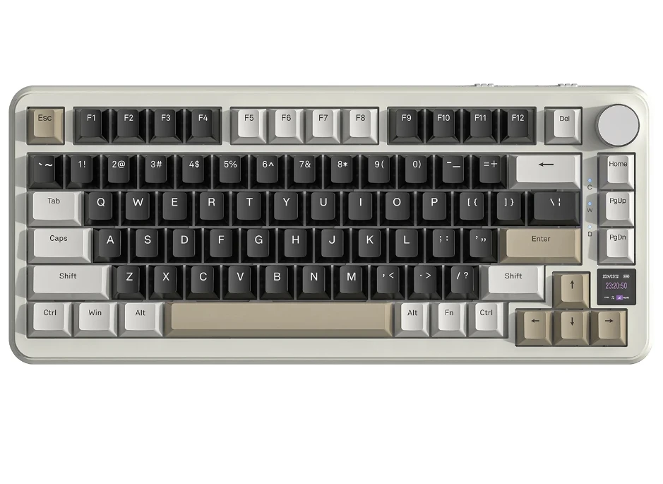 008 New Arrived Attack Shark X85PRO Tri-mode RGB Bluetooth Wireless With Display Custom Hot-swappable Mechanical Keyboard