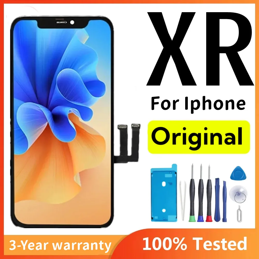 

RLZCXZ New OLED For iPhone xr Display With 3D Touch Screen Digitizer Pantalla Replacement Assembly