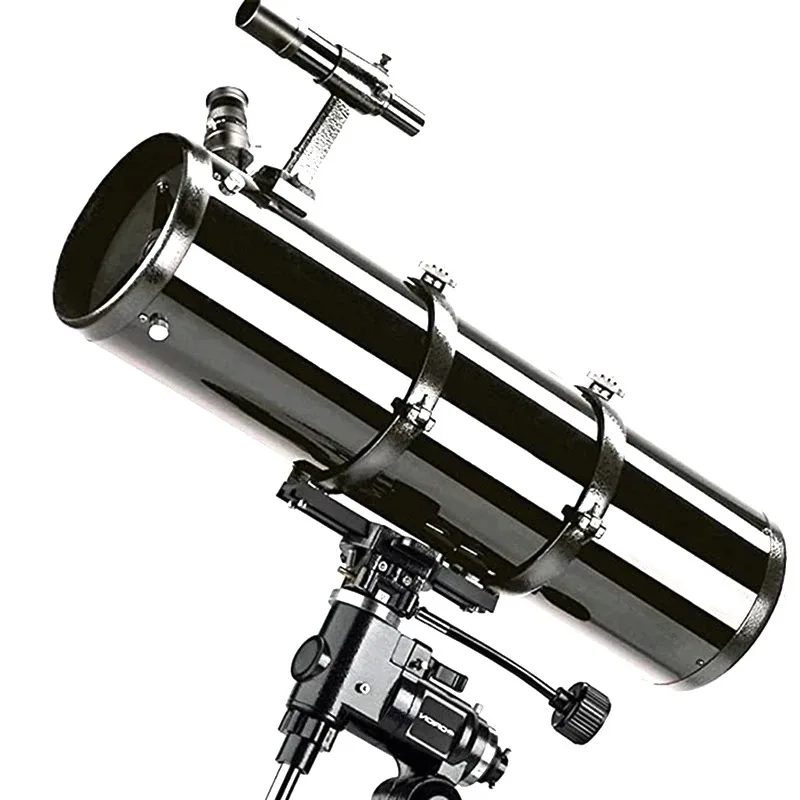 150mm Objective Lens Diameter HD Reflecting 115X Eyepiece Astronomical Telescope with Aluminium Alloy Adjustable Tripod