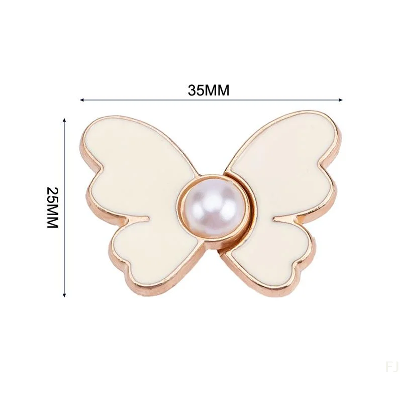 [YU]1pc Butterfly Waist Button Jean Button Pin Reusable Clothing Fitting Tools For No Sewing Required Buttons Pants Decoration