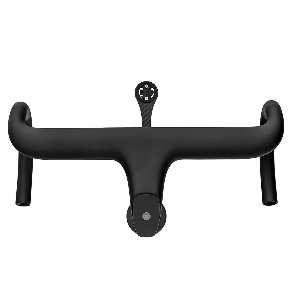 AliExpress kocevlo KOCEVLO Road Bike Carbon Fiber Integrated Bicycle Handlebar For 28.6mm fork With Spacers Cycling Parts Accessories