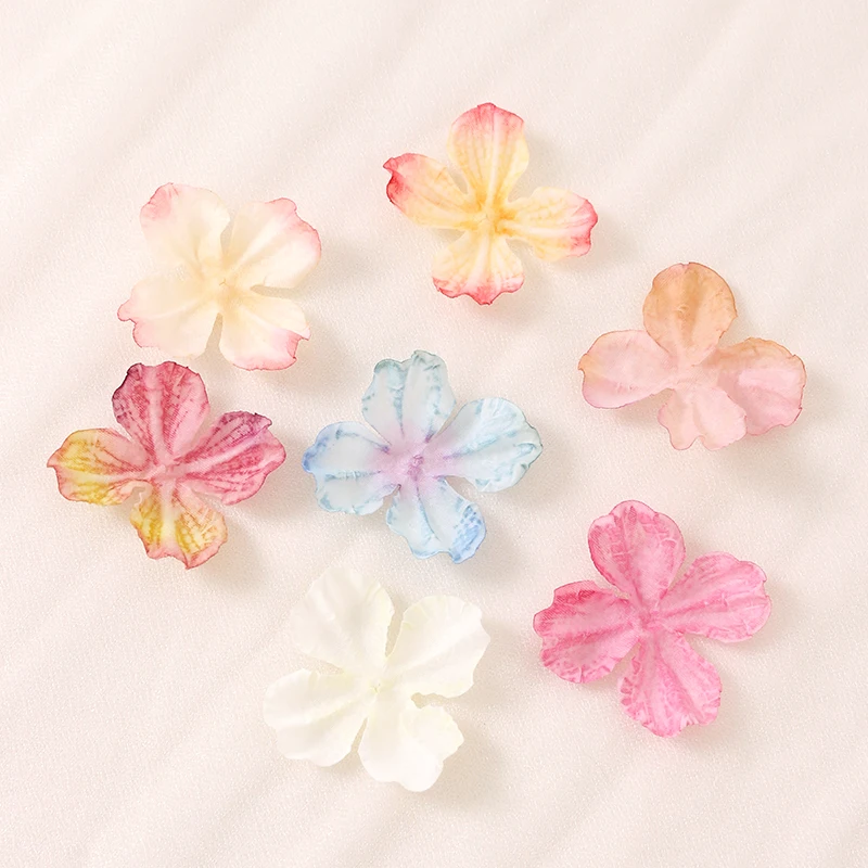 50/10 Stück künstliche Hortensienblütenköpfe für die Dekoration von Wohnräumen, Partys, Gärten, Hochzeiten, Bastelarbeiten und zur Herstellung von Blumenkränzen. – Detail 6