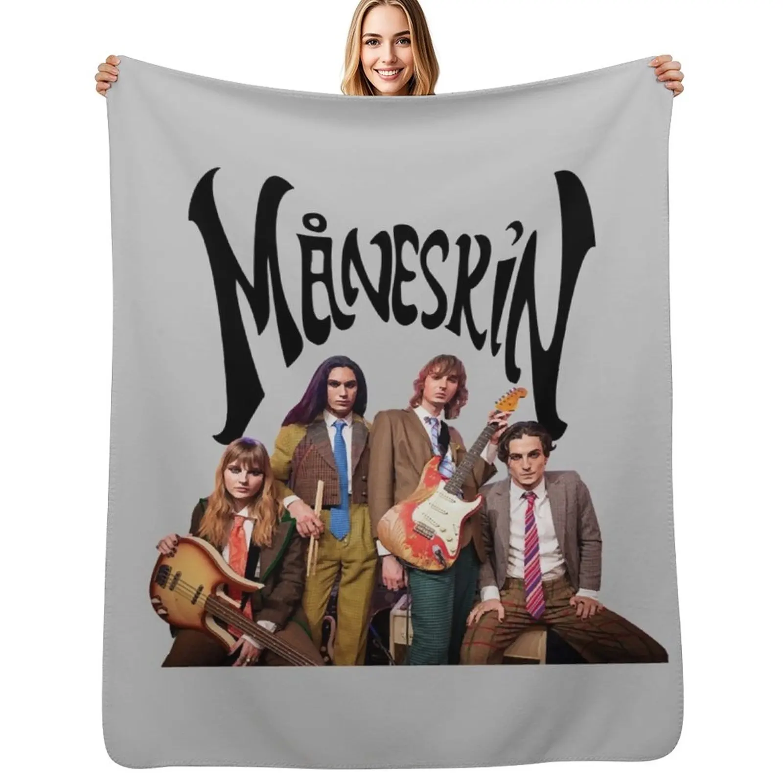 

Mneskin rock band Maneskin 2 Throw Blanket bed plaid Plaid on the sofa christmas decoration Loose Blanket