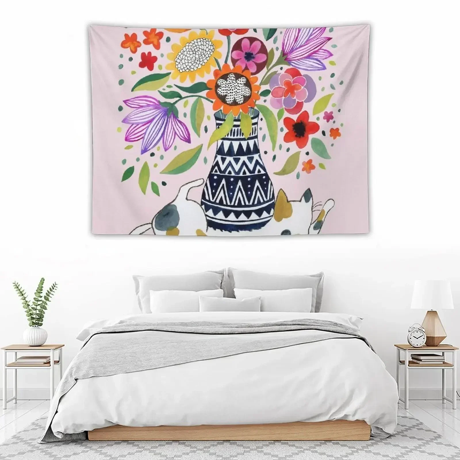 Calico Bouquet Tapestry Bedrooms Decor Wallpapers Home Decor Tapestry