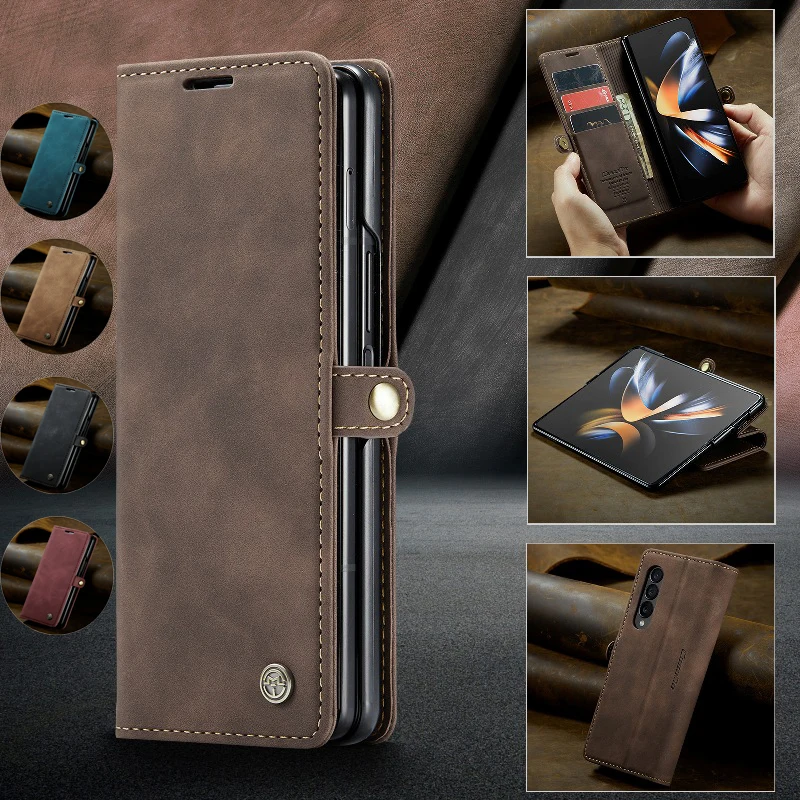 

Magnetic Flip Wallet Case Leather Cover for Samsung Galaxy Z Fold4