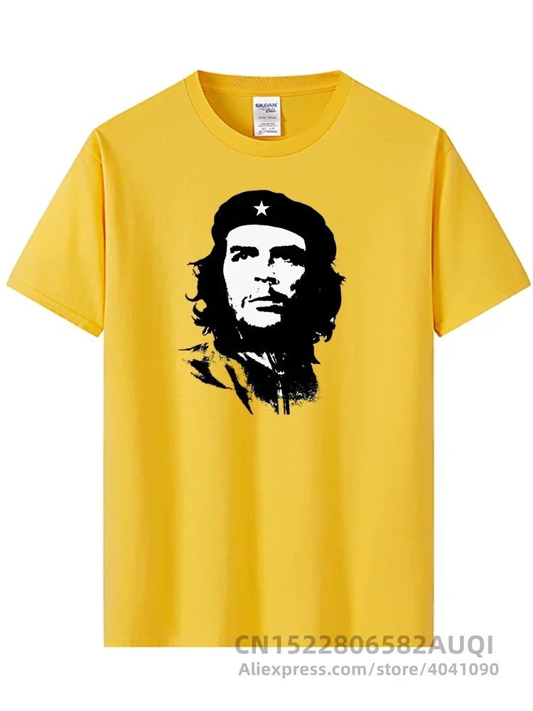 Men High Quality Short Sleeve 100% Cotton Che Guevara Revolution Printed Men T-shirt Casual O-neck Men\'sT-shirt Female Tee Shirt