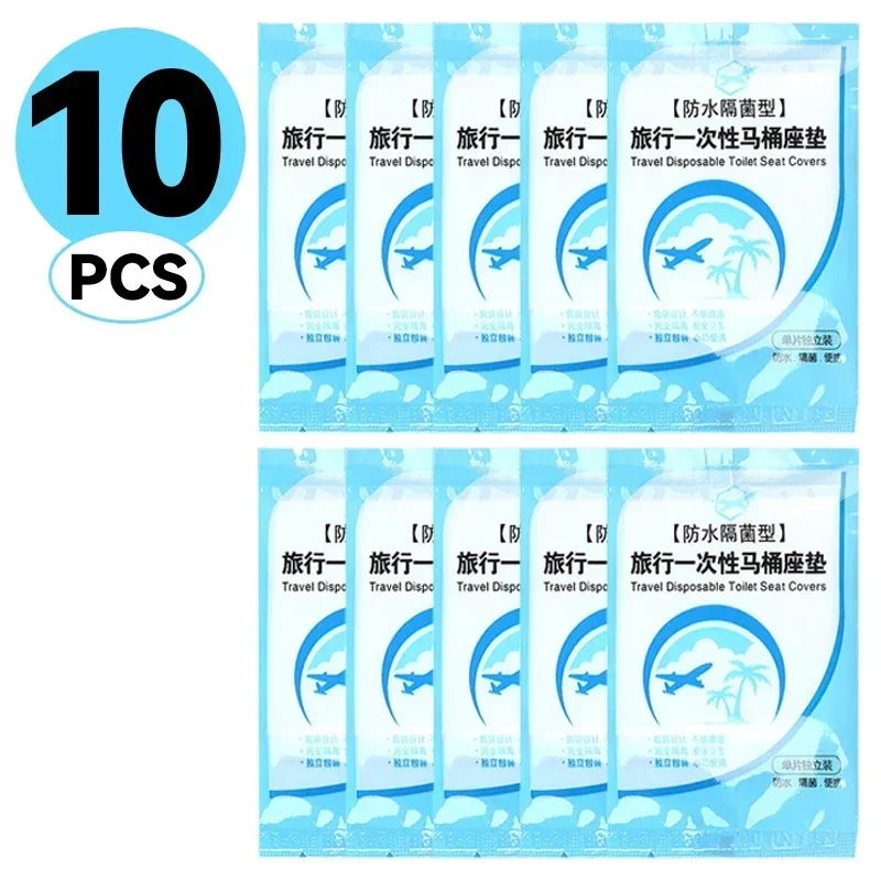 10-50 stücke Bad Zubehör Einweg Wc Sitze Abdeckung Tragbare Reise Papier Pad Matte Set Sitze Schüssel Badezimmer Produkte hause