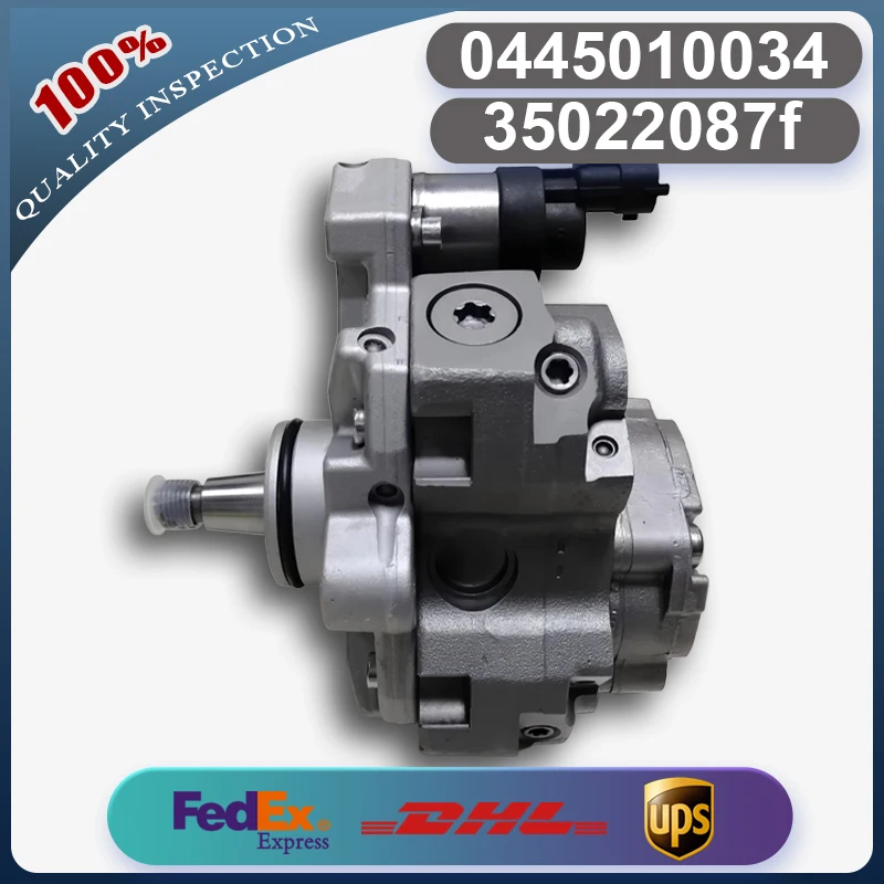 

0445010034 35022087F 50I003444 High-Quality Common Rail Fuel Pump for Chrysler Voyager Jeep Cherokee LDV Maxus 2.5D Engine