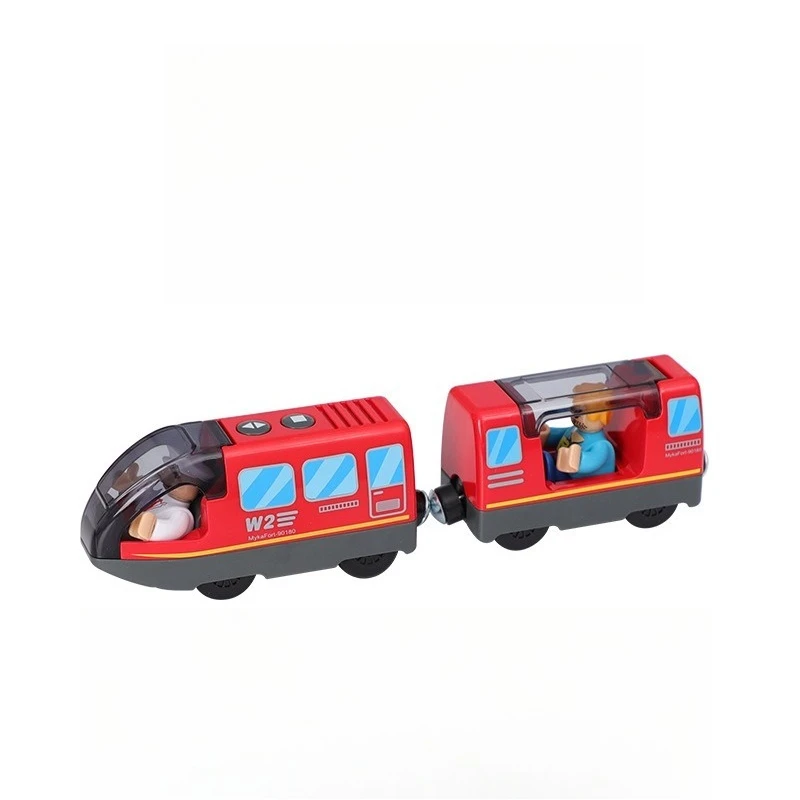 

DieCast Train Collector Set Expandable Wooden Tracks Magnetic Connection Scene Simulation Gift for 6+ Year Olds