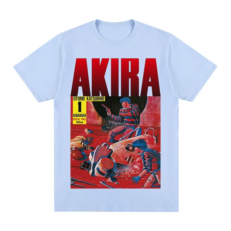 Cotton Men T shirt New TEE Tops Akira Neo Otomo Katsuhiro Anime Cartoon 1988 Natural Manga Tokyo vintage T-shirt graphic funny