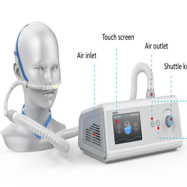 

hf8 series medical device 80L/min Oxygen Therapy Respiratory System high flow oxygen machine nasal cannula hfnc machine