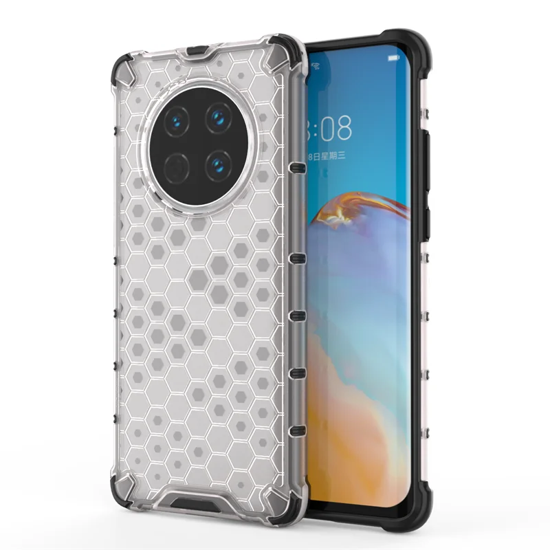 For Huawei Mate 20 30 40 Pro Case TPU Hybrid Armor Shockproof Transparent Phone Case For Huawei Mate 20X 40 Pro Plus Back Cover