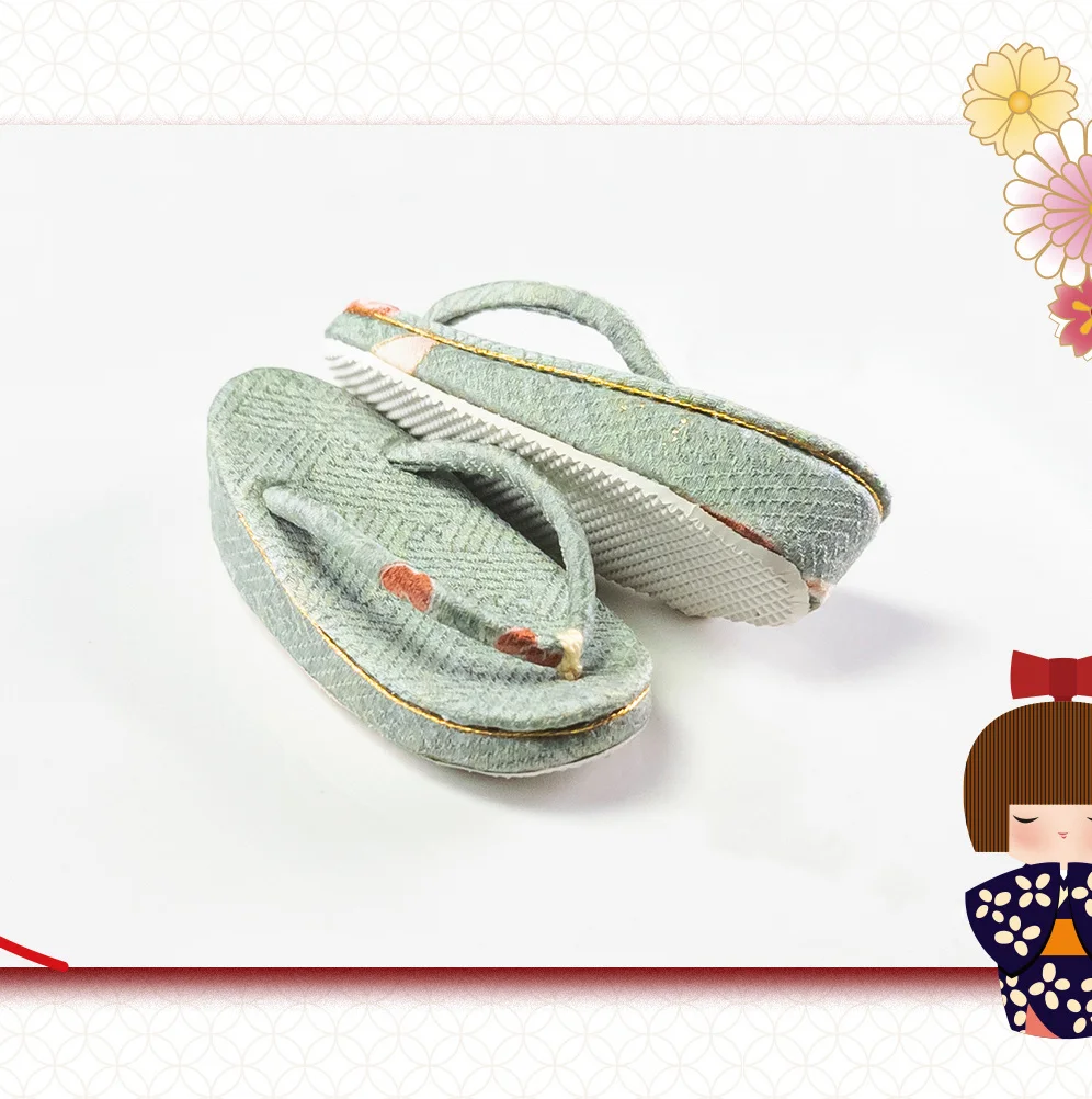 1/4 1/3 BJD Doll Ancient Costume  Japanese Kimono Straw Sandals Clogs Shoes For BJD/SD MSD SD13 Big Girl Doll Accessories C2098