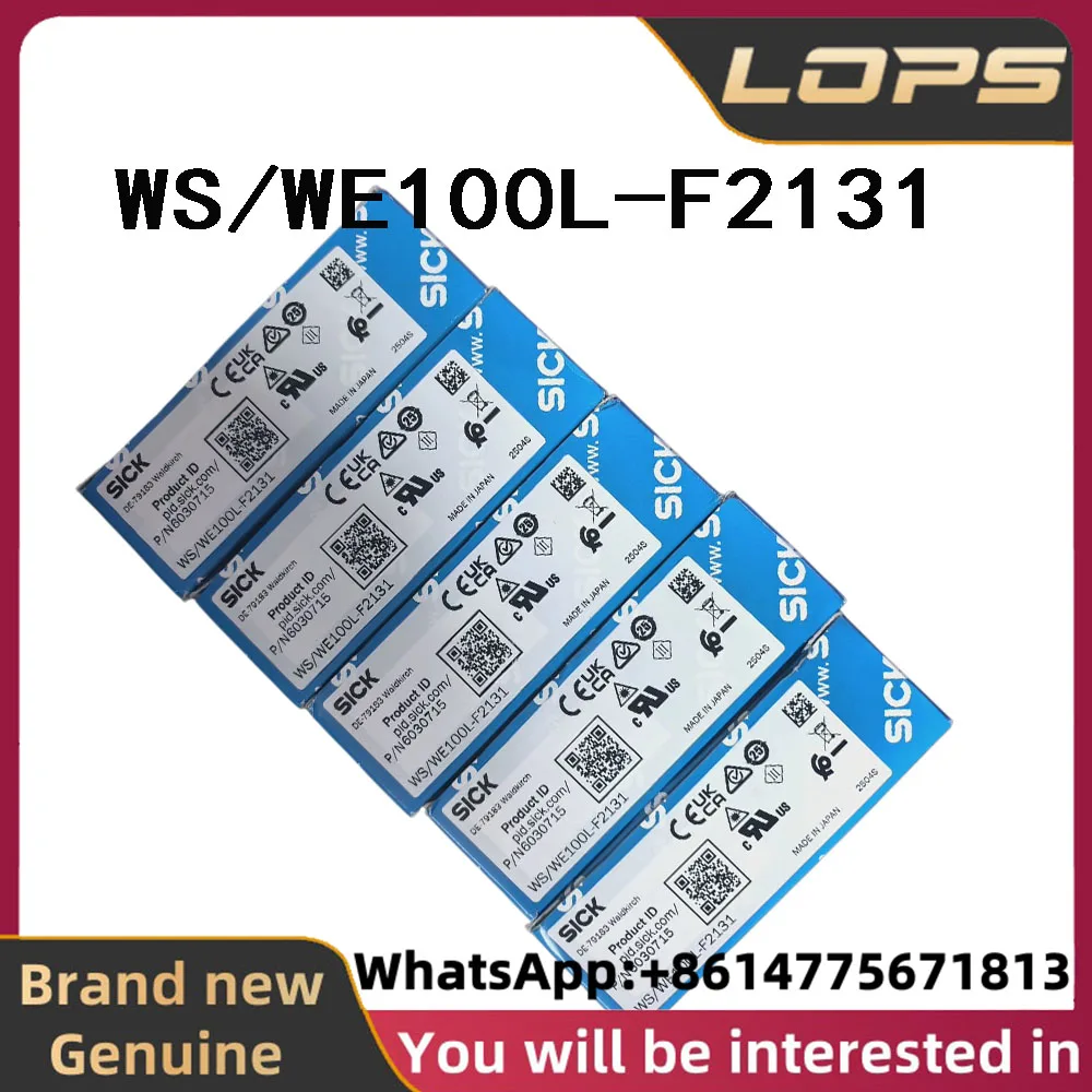 WS/WE100L-F2131 Brand new original SICK Through-beam photoelectric sensor part number 6030715 in stock, welcome to consult