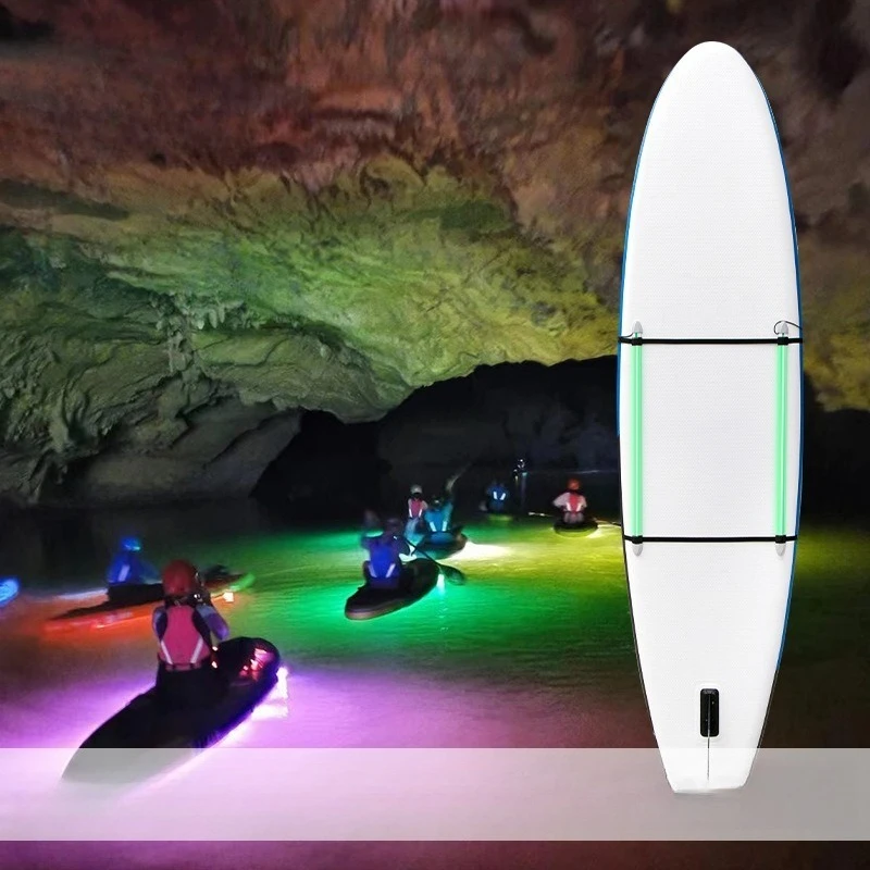 Paddleboard LED lights stand on the paddleboard, nighttime water surfboard, accessories for colorful light strips cross-border