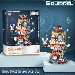 LOZ-1956 Small Particle Building Blocks Mechanical Squirrel Shape Assembling Brick Toys Children Puzzle Matching Gift 340Pcs