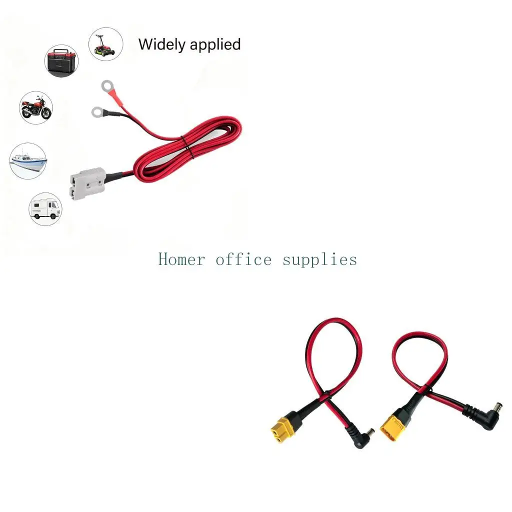 K43B FPV Monitor Power Wire, 14AWG Insulated 30 Cable for Routing