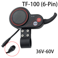 5 Pin 6 Pin Electric Scooter TF-100 LCD Acceleration Instrument Display for Kugoo M4 Scooter Accessory