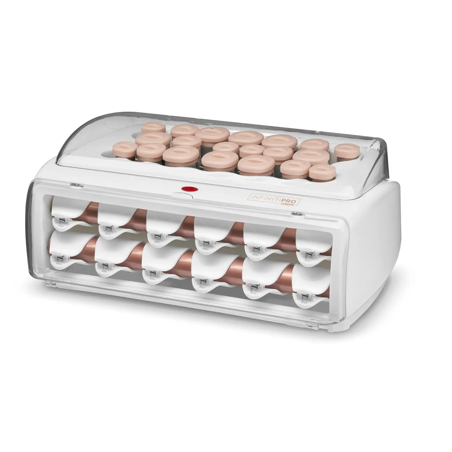 

Ceramic Flocked Hot Rollers, 20 Assorted Curlers with Clips, Fast Heat-Up for All Hair Types