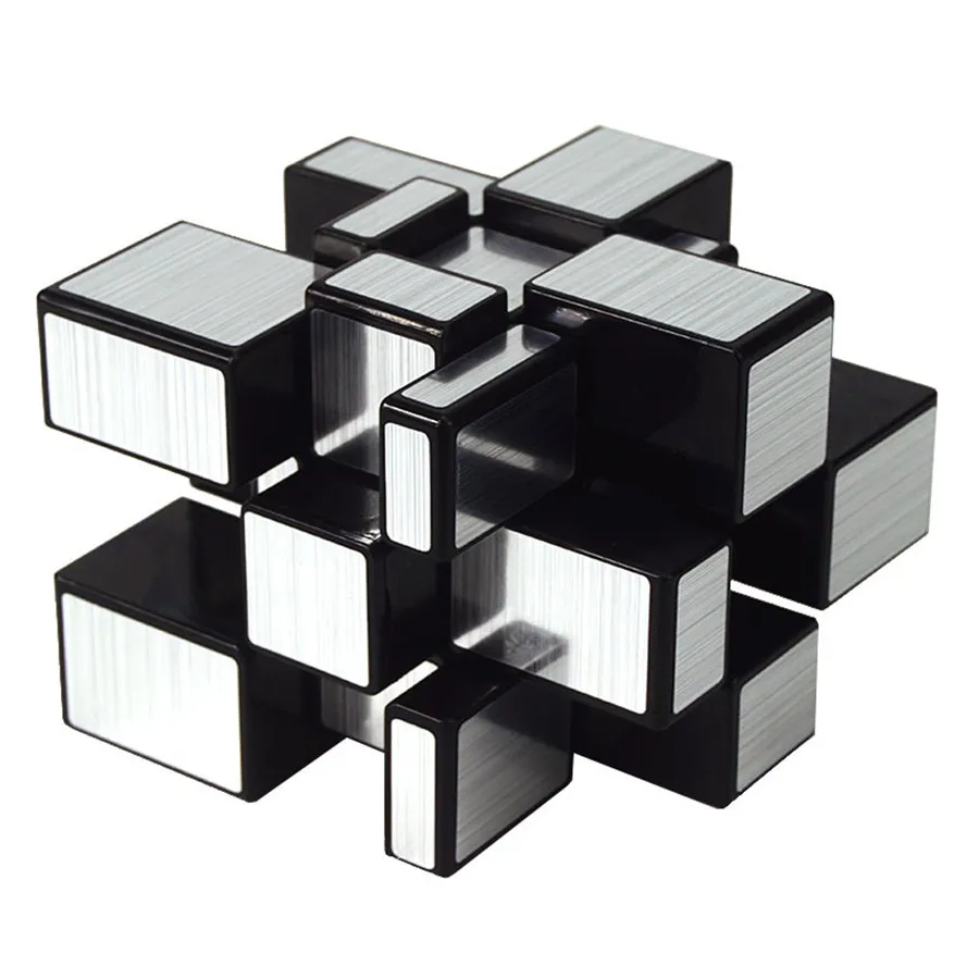 QIYI Mirror Cube 3x3x3 Magic Speed Cube Silver Gold Stickers Professional Puzzle Cubes Toys For Children Mirror Blocks 3x3 Cube